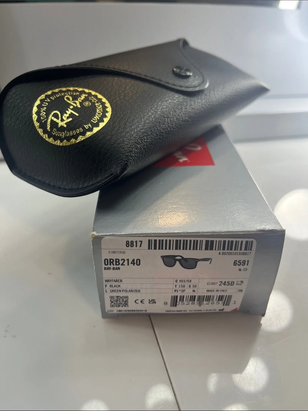 Ray ban polarized sunglasses (unisex )